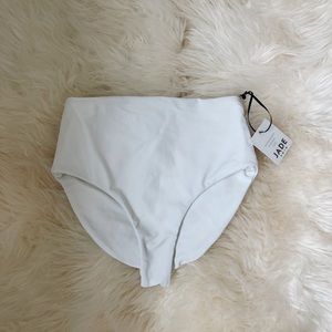 Jade Swim Bound bottom white small NWT